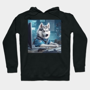 Husky Hacker Hoodie